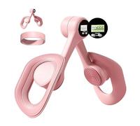 Kegel Pelvic Floor Trainer for Women with Counter , Inner Thigh Muscle Master Exercise Devices, Leg Strengthener Workout Exerciser Equipment for Home Use (Pink)