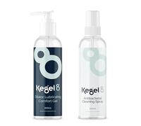 Kegel8 Dilator Lubricating Comfort Gel 100ml & Actibacterial Cleaning Spray100ml Care Pack | Relief for Vaginismus, Vaginal Dryness, Anal Fissures, Constipation, Post-Surgery Recovery (Pack of 2)