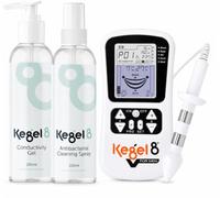 Kegel8 V for Men Electronic Pelvic Floor Toner Care Pack for Incontinence | Clinically Proven Device for Male Intimate Performance, Incontinence Prostate Recovery Includes Probe & Electrodes