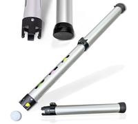 KeGOLF Adjustable Telescopic Aluminum Alloy Golf Ball Picker holf 20 Balls 2 Section Scalable Golf Ball Retriever Tube Golf Ball shag Tube