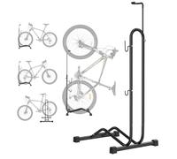 Kegoupdys Bike Stand Freestanding Bicycle Stand Space Saving Vertical Bike Storage for Mountain/Road/Kids Bike. Bicycle Floor Parking for Indoor/Outdoor. Bike Rack for Maintenance 3 IN 1 Repair Stand.