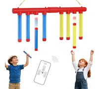 KEGOZ Catching Sticks Game, Drop Sticks Game with 3-Speed Remote Control, Hand Speed Challenge Games for Solo/Dual Play, Reaction Games for Kids & Adults (Two-Person Interaction)