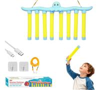 KEGOZ Catching Sticks Game, Drop Sticks Game with 3-Speed Remote Control, Hand Speed Challenge Games for Solo/Dual Play, Reaction Games for Kids & Adults (Blue Octopus Style)