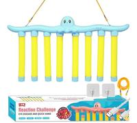 KEGOZ Catching Sticks Game, Falling Sticks Catching Game with 3 Dropping Speeds, Drop It Win It Reaction Games, Hand-Eye Coordination Games for Kids&Adults (Blue Octopus)