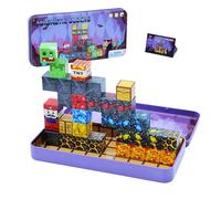 KEGOZ Magnetic Blocks Set, 35PCS Educational STEM Mine Tunnel Travel Building Toys for Kids 3+, Portable Magnetic Block with Metal Storage Box, Toddler Learning Toys for Boys Girls 4-8 Birthday Gift