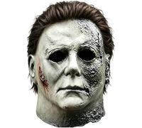 KEGOZ Michael Myers Masks for Adults, Halloween Realistic Scary Masks, Creepy Horror Natural Latex Full Head, Breathable Durable Michael Myers Masks for Cosplay Props, Costume Party