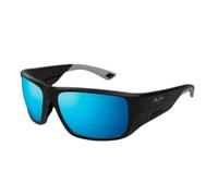 Maui Jim - Keha Noir Mat Bleu Hawaï Minéral SuperThin - Sunglasses