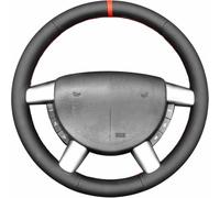 KEHEXIN Black Artificial Leather Hand Sewn Steering Wheel Cover Wrap,for Holden Commodore SV6 2004-2007