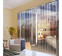 KEHHZUHL Strip curtains Thermal Insulated Door Curtain PVC Strip Curtain Kit Cold Storage Door Bar Room Partition 1.6mm Thickness Soft Windproof PVC Strip Door Curtain (Color : Clear, Size : 1.65x2.