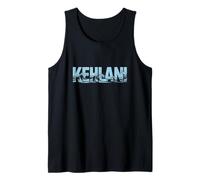 Kehlani Sea Waves - Personalized Name Ocean Beach Art Tank Top