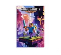 kehoese Minecraft Poster Fantasy Comedy Film Movie Vintage Cover Posters for Room Aesthetic Canvas Wall Art Bedroom Decor12x18inch(30x45cm)