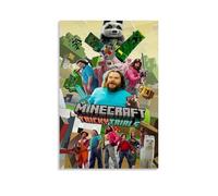 kehoese Minecraft Poster Movie Fantasy Comedy Film Vintage Cover Posters for Room Aesthetic Canvas Wall Art Bedroom Decor12x18inch(30x45cm)