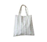 Kehpish Cotton Canvas Tote Bag Reusable Soft Grocery Cloth Bag Floral Shoulder Bag for Beach Travel Shopping, Grocery Cloth Bag-floral 51, Grocery Cloth Bag-Floral 51, Elegant