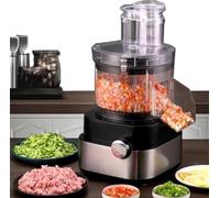 KEhtu 600w Electric Vegetable Dicer Slicer Commercial Food Processor Multifunctional Veggie Chopper Cutter Heavy Duty With 5 Stainless & 4 Blade Discs, Steel Blades For Carrot Potato Onion