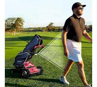 KEhtu Golf Bag Cart, Smart Caddy Robot, Automatic Follow Electric Cart, Smart Gesture and Remote Control, Automatic Pedestrian Avoidance, Range Up To 16 Kilometers, Foldable Design