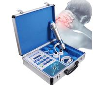 KEhtu Shockwave Therapy Machine, Portable Extracorporeal Shockwave Therapy Machine with 7 Massage Heads, 12 modes to choose, 50-105MJ Energy Regulation, for Pain Relief Deep Mus