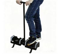 KEhtu Shoe Scrubber, Heavy Duty Door Step Boot Scraper Brush Cleaner Mat, Quick Clean, 2 Separate Brush Slots, Removes Mud and Dirt from Shoes Walking Boots Wellys, Wellingtons etc