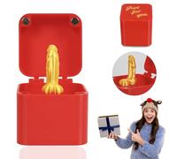 Kehuify Middle Finger in a Box, Surprise Spoof Funny Prank Gag Gifts for Men,White Elephant Gifts for Adults,Christmas Stocking Stuffers for Women