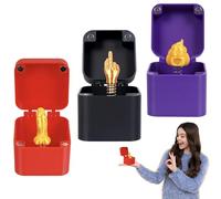 Kehuify Middle Finger in A Box, Funny Gag Gifts for Men,White Elephant Gifts for Adults,Joke Prank Quirky Birthday Gift for Women Guy Brother,Mix 3 Pack