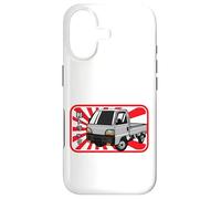 Kei Mini Truck Japanese Classic with Red Rays JDM Cab Case for iPhone 17