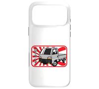 Kei Mini Truck Japanese Classic with Red Rays JDM Cab Case for iPhone 17 Pro Max