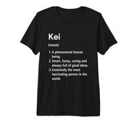 Kei Name Definition Dictionary Premium T-Shirt