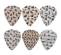 KEIAHUAN Dachshund Pattern Guitar Picks For Acoustic Guitar Mandolin Bass Electric Guitar, Extra Heavy Premium Plectrums for Professionals