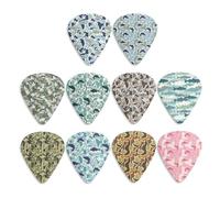 KEIAHUAN Fish Camouflage 10 Pack Celluloid Guitar Picks Classical Triangle 0.96mm Heavy Guitar Plectrums Compatible with Acoustic Guitar, Electric Guitar, Bass, Ukulele 0.96mm