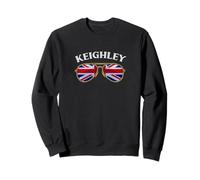 Keighley United Kingdom Vintage Flag Sunglasses Sweatshirt