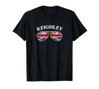 Keighley United Kingdom Vintage Flag Sunglasses T-Shirt