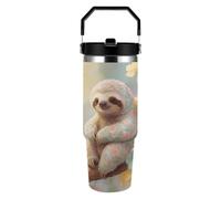 KEIGPERI Lazy Dream in The Flowers Water Bottle Tumbler Coffee Cup
