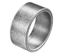 keigtuxh 10mm Brushed Matte Steel Band Ring - Men's Vintage Hip Hop | Premium electroplated steel, nickel-free, 4 finishes, smooth inner band for all-day comfort - ideal streetwear
