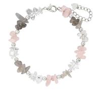 keigtuxh Birthstone Crystal Bracelet 12 Month Women Birthday Gift | 12 month styles crystal chip beads stainless steel clasp with birthday card womens dainty stackable birthday gift