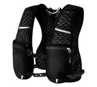 Keilend Running Vest for Men, Hydration Vest Lightweight, Trail Running Backpackt Holds 1.5L Bladder & 250ml Flask (Not Included), with Phone Pocket and Reflective Strips, Black