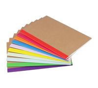KEILEOHO 10 Pack A5 Notebook with Rainbow Spine, 30 Sheets 60 Pages, 14 x 21cm Lined Paper Notepad for Home Office Journal, 80gsm, 10 Colors