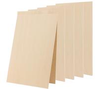 KEILEOHO 10 PCS A4 Basswood Sheets, 210 x 297 x 3mm Thin Wooden Boards, 3mm Unfinished Rectangle Wood Board for DIY Models
