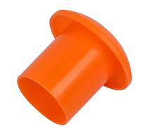 KEILEOHO 100 PCS Orange Plastic Mushroom Rebar Cap End Identification Bar Mushroom Building Construction Site Supplies Rebar Size: #3-#7, 10M - 25M