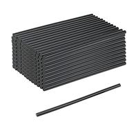 KEILEOHO 100PCS 7mm x 190mm Black Hot Glue Gun Sticks, Black Mini Hot Melt Glue Gun Sticks, Adhesive Glue Sticks for DIY Craft