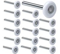 KEILEOHO 15 Pack 2 Inches Garage Door Rollers, Sealed 6200ZZ Bearing Nylon Garage Door Roller, Quiet and Durable Garage Door Wheels for Residential and Commercial Garage Doors