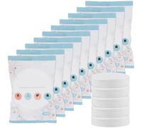 KEILEOHO 15 Pack 55x27.5 Inch Multi-Use Compressed Bath Towels, Thickened Quick Dry Portable Towel Tablets for Outdoor Sports, Travel Essentials, Swimming and Beauty Salon