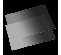 KEILEOHO 2 Pack A3 Clear Acrylic Sheet, 3mm Thick Transparent Plastic Panels, 420x297x3mm Rectangle Acrylic Plastic Board for Picture Frame Painting Display