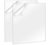 KEILEOHO 2 PCS 6mm Clear Acrylic Sheet, 300 x 300mm Plastic Sheets, Transparent Acrylic Boards Panels for Picture Frame Replacement, DIY Display Projects