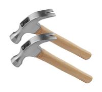 KEILEOHO 2 PCS 8oz Claw Hammer, Nail Hammer with Wooden Handle, 11 Inch Mini Hammer for Home Repair, DIY, 0.25kg