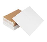 KEILEOHO 20 Pack A5 Dot Notebook, Kraft Paper, 14x21cm, 60 Pages, Dotted Graph Style for Home Office Journal