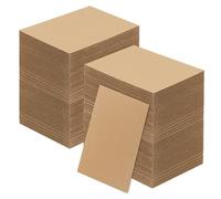 KEILEOHO 200 Pack Corrugated Cardboard Sheets - 13 x 18cm, 5 x 7 Inch Inserts, 1.5mm Thickness for Mailing, Packing, Arts & Crafts