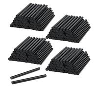 KEILEOHO 200 PCS 7 x 100mm Black Hot Glue Gun Sticks, Black Mini Hot Melt Glue Gun Sticks, Adhesive Glue Sticks for DIY Craft