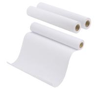 KEILEOHO 3 PCS 30cm x 15m Drawing Paper Roll, 70 Grams White Art Sketching Paper Roll, Easel Painting Paper Roll for Drawing Write