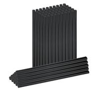 KEILEOHO 300 PCS 7mmx190mm Black Glue Gun Sticks, Hot Melt Glue Sticks for DIY, Craft