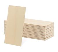 KEILEOHO 30PCS 200x100x2mm Basswood Sheets, 4x8 Inch Wooden Plywood Boards, Unfinished Basswood Board for Crafts DIY Models