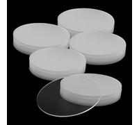 KEILEOHO 50 PCS 10cm x 1.8mm Clear Acrylic Circles, 4 Inch Round Acrylic Discs for Painting DIY Crafts